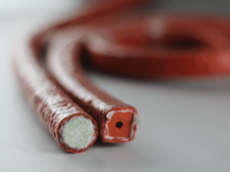 Silikonbeschichtetes Fiberglasseil