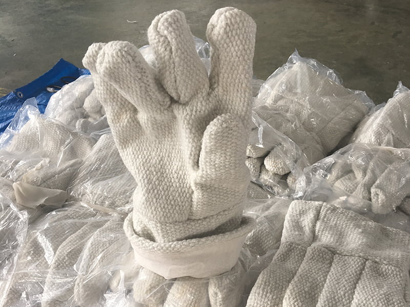 Leistungsstarke Isolierhandschuhe aus Keramikfasern